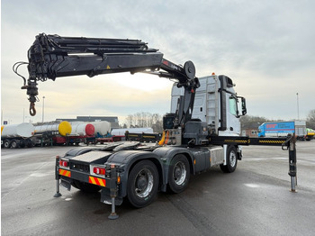 Камион со кран, Камион влекач Mercedes-Benz Arocs 2648 LS 6X4 Kran Hiab X-HiPro 302: слика 3