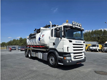 Вакуумски камион Scania Saugbagger Larsen FlexVac 311 Vacuum suction loade: слика 3