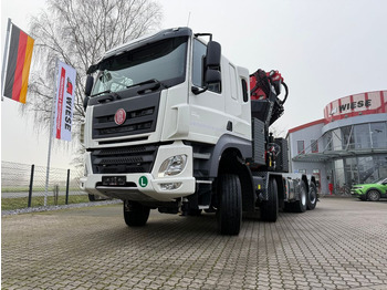 Камион влекач Tatra 41.500 Phoenix 8x8 mit Fassi F710 Ladekran: слика 3