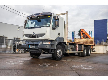 Камион со платформа, Камион со кран Renault KERAX 380 DXI+E5+PK18TM/3EXT: слика 5