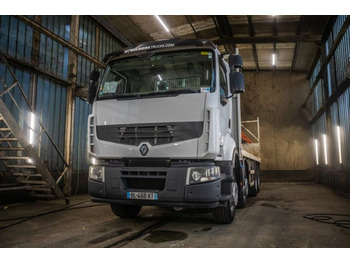 Камион со платформа, Камион со кран Renault KERAX 380DXI-8x4+PK18TM/3EXT: слика 5