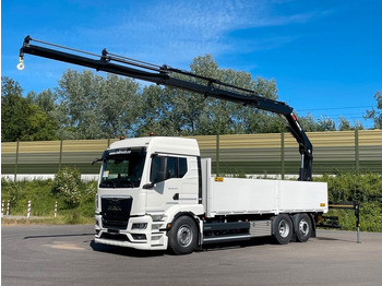 Нов Камион со платформа, Камион со кран MAN TGS 26.480 6X2 Euro6 Retarder HIAB 228 - 4: слика 3