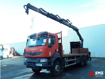 Камион со платформа, Камион со кран Renault Kerax 430 Hiab 166B_3-remote: слика 4