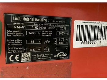 Вилушкар со подигнување LINDE R14