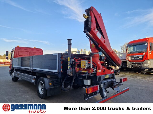 Камион со платформа, Камион со кран Mercedes-Benz 1218 L 4x2, Fassi Kran F 95A21 5.9m-1.545 kg,: слика 8