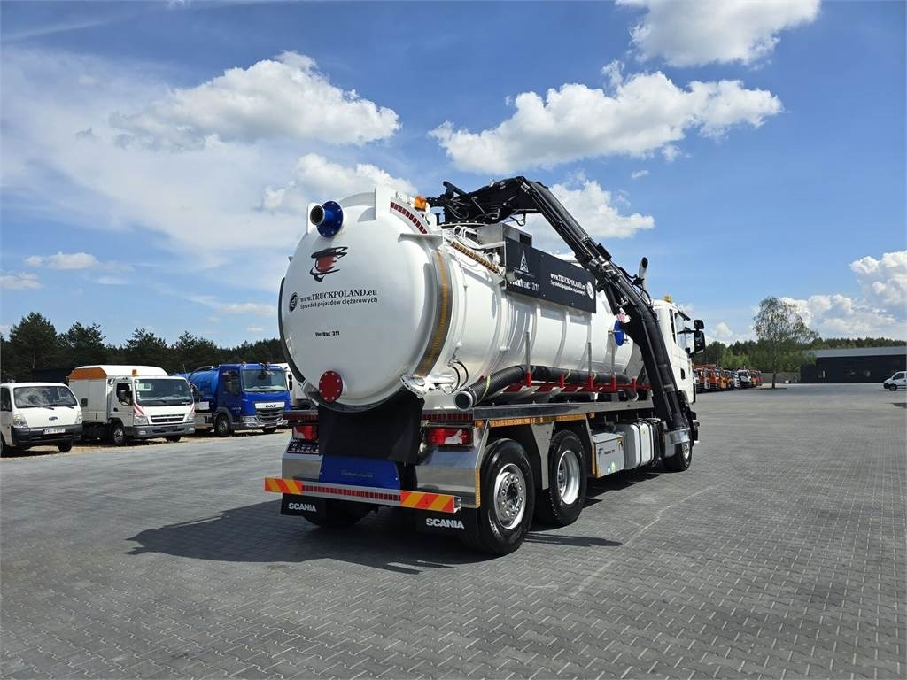 Вакуумски камион Scania Saugbagger Larsen FlexVac 311 Vacuum suction loade: слика 23