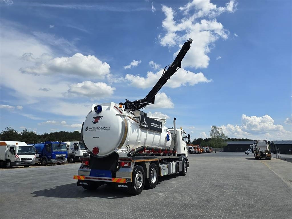 Вакуумски камион Scania Saugbagger Larsen FlexVac 311 Vacuum suction loade: слика 21