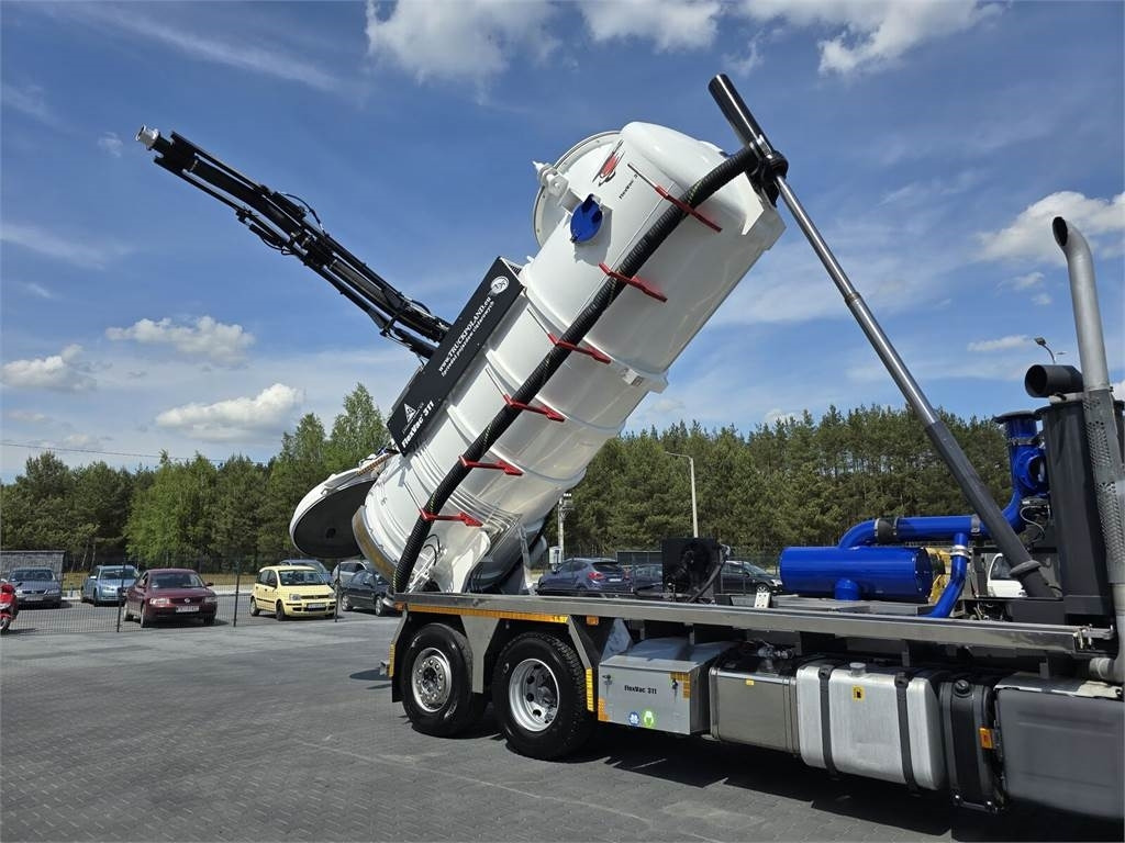 Вакуумски камион Scania Saugbagger Larsen FlexVac 311 Vacuum suction loade: слика 29