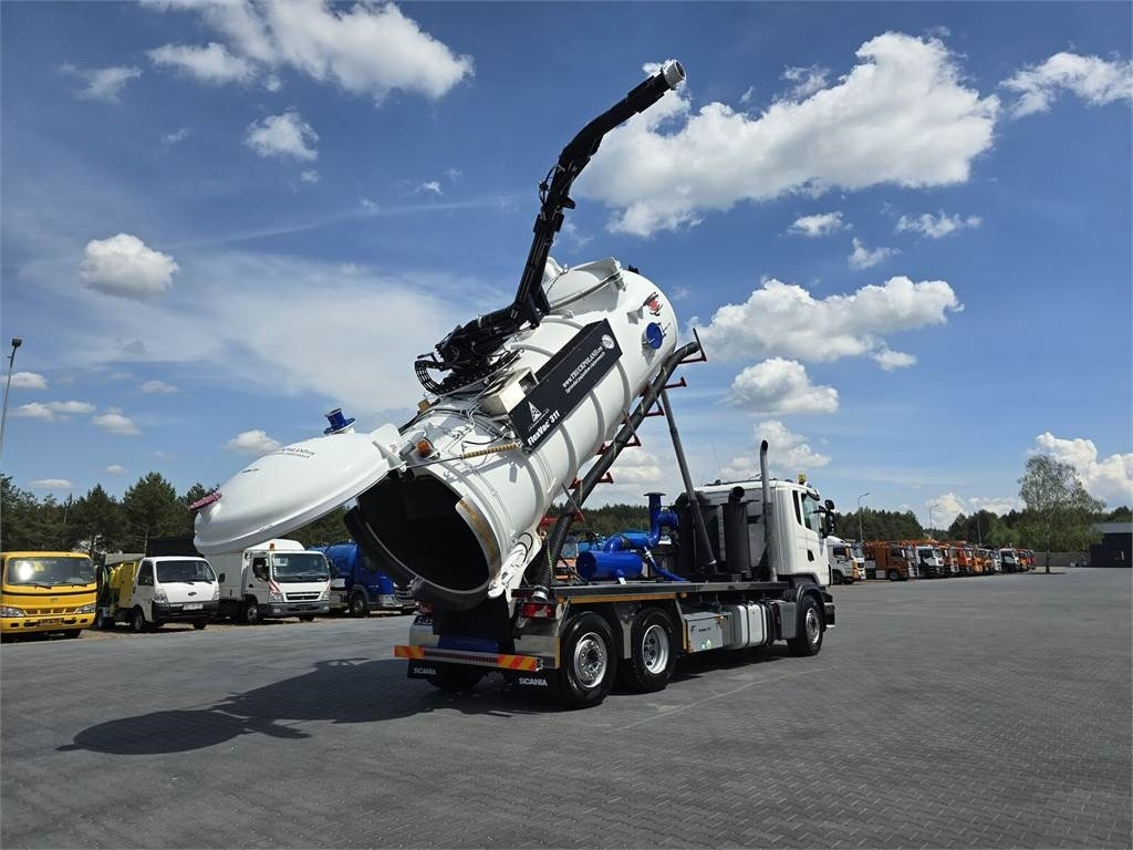 Вакуумски камион Scania Saugbagger Larsen FlexVac 311 Vacuum suction loade: слика 28