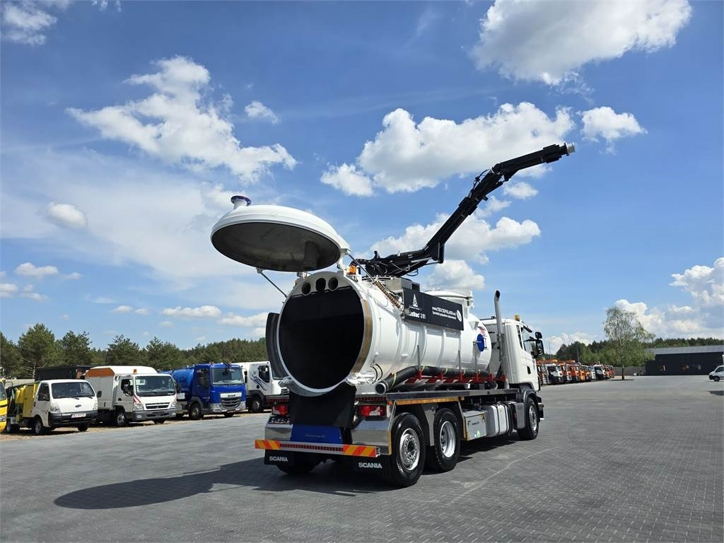 Вакуумски камион Scania Saugbagger Larsen FlexVac 311 Vacuum suction loade: слика 25