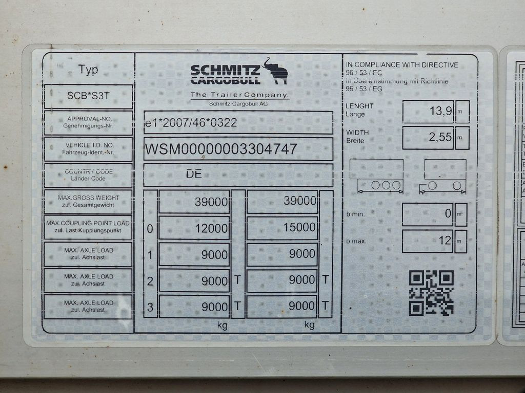 Полуприколка со церада Schmitz Cargobull SCS 24/L 13.62 CEB / Coilmulde / Liftachse: слика 30