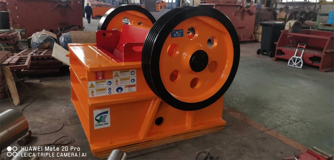 Нов Дробилката за вилица Kinglink Jaw Crusher PEX250X1200 with Strong Frame: слика 6