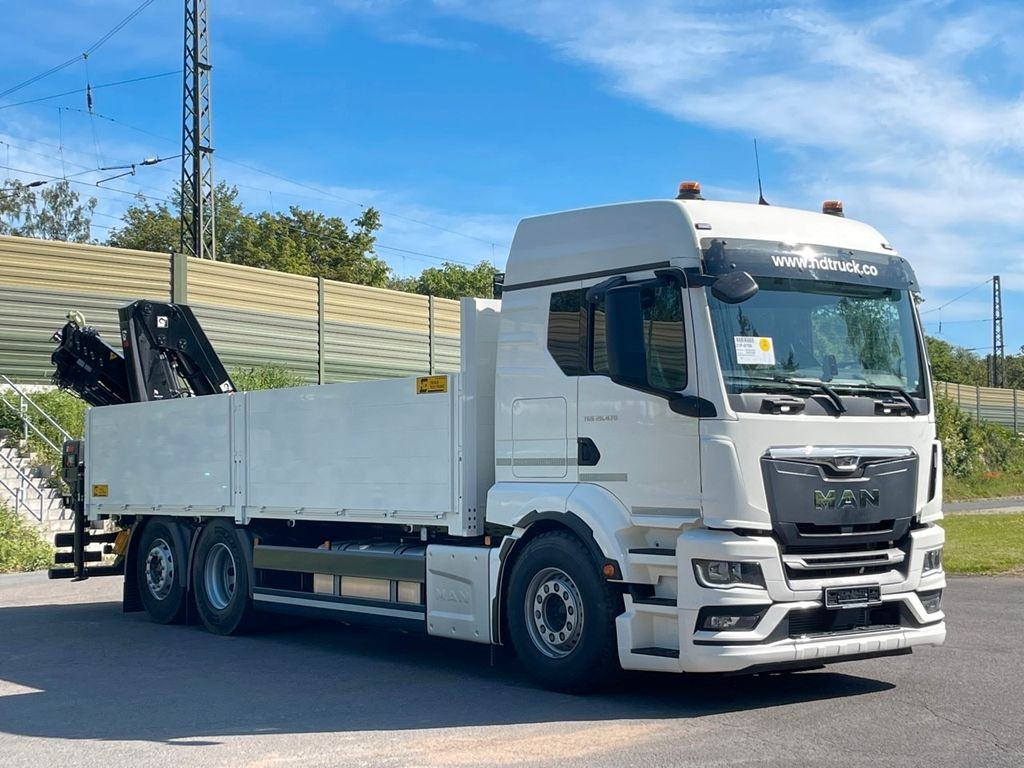 Нов Камион со платформа, Камион со кран MAN TGS 26.480 6X2 Euro6 Retarder HIAB 228 - 4: слика 13