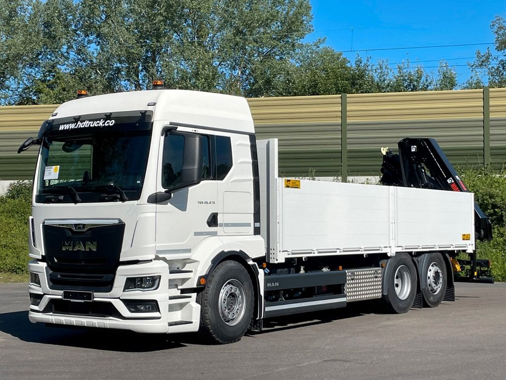 Нов Камион со платформа, Камион со кран MAN TGS 26.480 6X2 Euro6 Retarder HIAB 228 - 4: слика 14