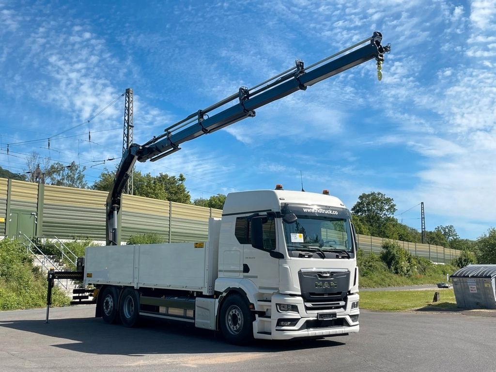 Нов Камион со платформа, Камион со кран MAN TGS 26.480 6X2 Euro6 Retarder HIAB 228 - 4: слика 9