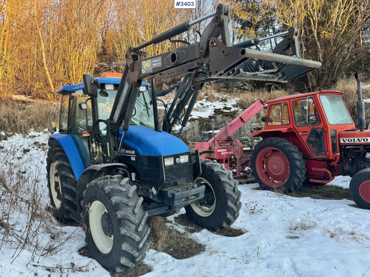 Трактор 2003 New Holland TS110 with Front Loader: слика 6