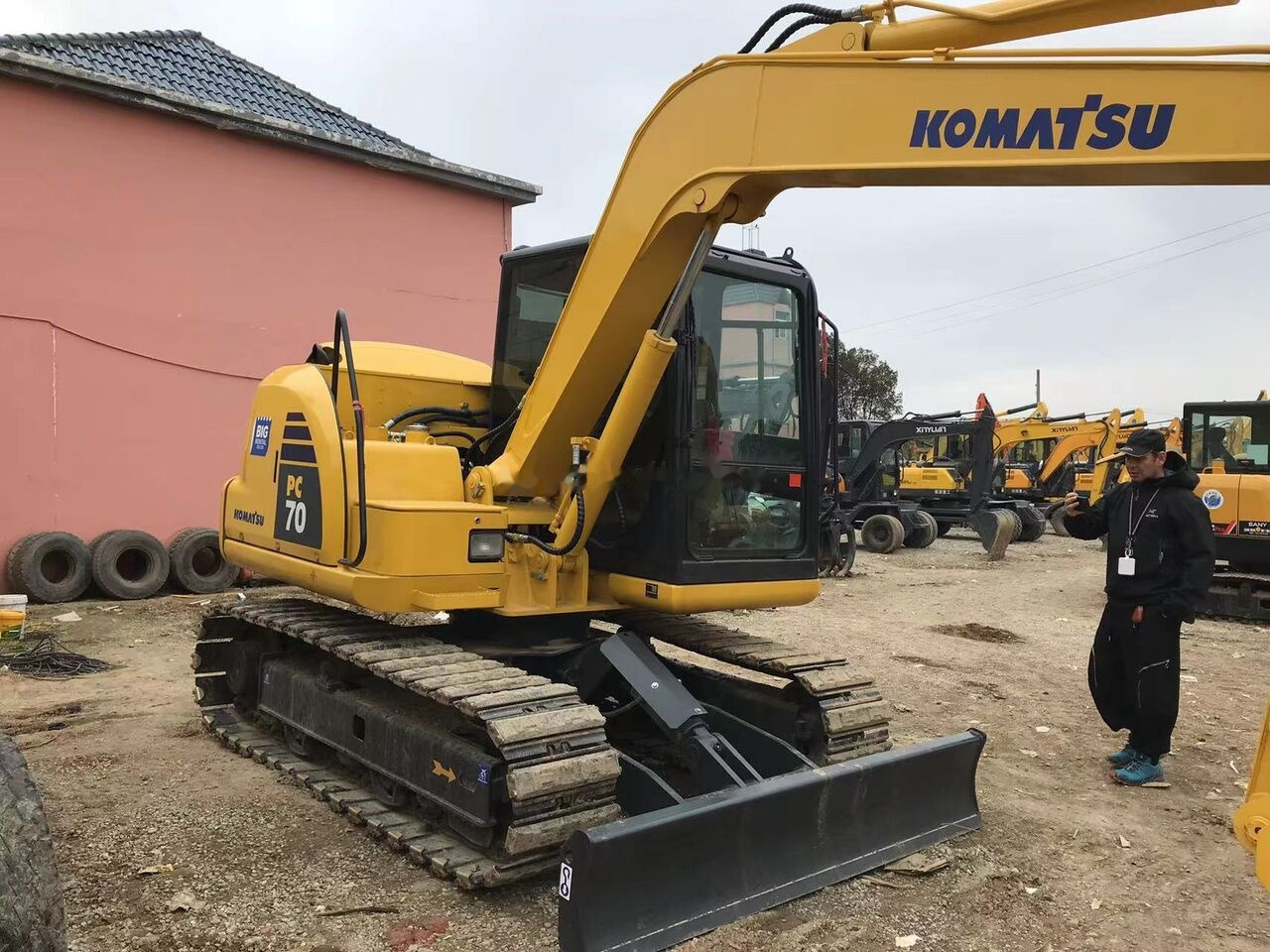 Багер гасеничар Komatsu PC70-8: слика 6