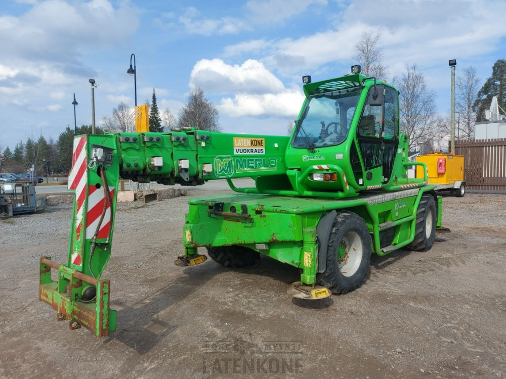 Телескопски ракувач Merlo Roto 40.25MCSS with basket, remote and jib: слика 9