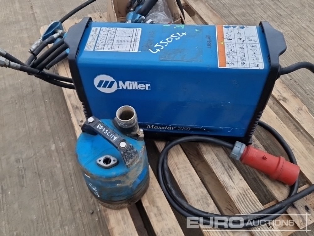 Градежна опрема Hydraulic Impact Wrench (2 of), Miller 415Volt Welder, Submersible Pump: слика 13