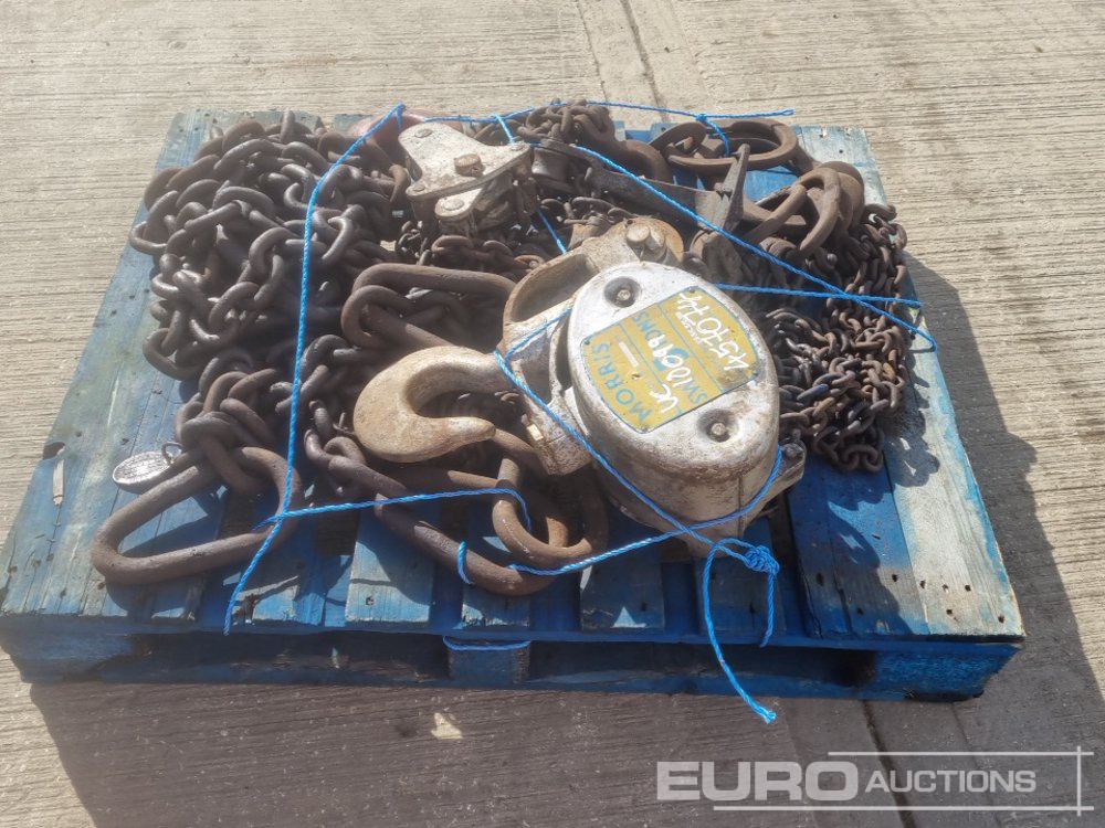 Опрема за ракување со материјали Lifting Block, Various Size Lifting Chains, Lifting Attachments: слика 6